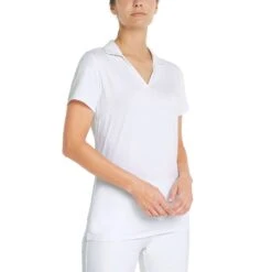 Puma Women's CLOUDSPUN Coast Polo 9 Puma Women's CLOUDSPUN Coast Polo -Callaway Store puma 2022 womens cloudspun coast polo white model itempicture