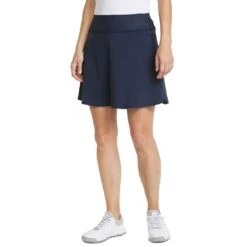 Puma Women's PWRSHAPE Solid Skort -Callaway Store puma 2022 womens pwrshape solid skort model navy blazer itempicture