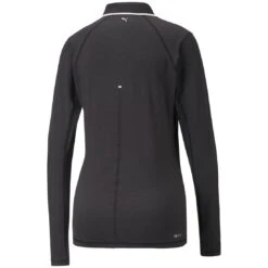 Puma Women's YOU-V Long Sleeve Polo 9 Puma Women's YOU-V Long Sleeve Polo -Callaway Store puma 2023 womens you v long sleeve polo black back itempicture