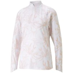 Puma Women's YOU-V Palm Quarter Zip 5 Puma Women's YOU-V Palm Quarter Zip -Callaway Store puma 2023 womens you v palm quarter zip rose dust itempicture