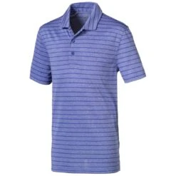 Puma Boys Rotation Stripe Polo -Callaway Store puma boys rotation stripe polo dazzling blue