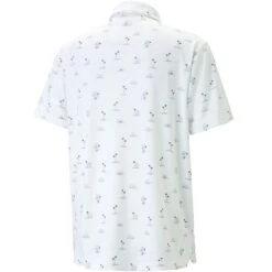 Puma Cloudspun Horizons Polo 5 Puma Cloudspun Horizons Polo -Callaway Store puma cloudspun horizons polo white back itempicture