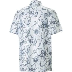 Puma Cloudspun Stems Polo 5 Puma Cloudspun Stems Polo -Callaway Store puma cloudspun stems polo bright white evening sky back itempicture