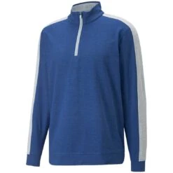 Puma CLOUDSPUN T7 Quarter Zip -Callaway Store puma cloudspun t7 quarter zip blazing blue itempicture