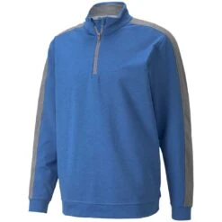 Puma CLOUDSPUN T7 Quarter Zip -Callaway Store puma cloudspun t7 quarter zip bright cobalt itempicture