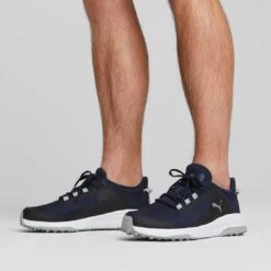 Puma Fusion Grip Golf Shoes Navy/Silver/Quiet Shade 12 Puma Fusion Grip Golf Shoes Navy/Silver/Quiet Shade -Callaway Store puma fusion grip golf shoes navy silver quiet shade 377527 03 model1 itempicture