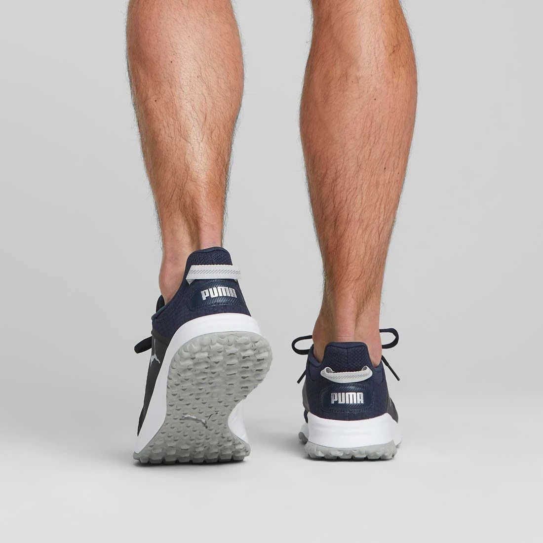 Puma Fusion Grip Golf Shoes Navy/Silver/Quiet Shade 7 Puma Fusion Grip Golf Shoes Navy/Silver/Quiet Shade - Image 7