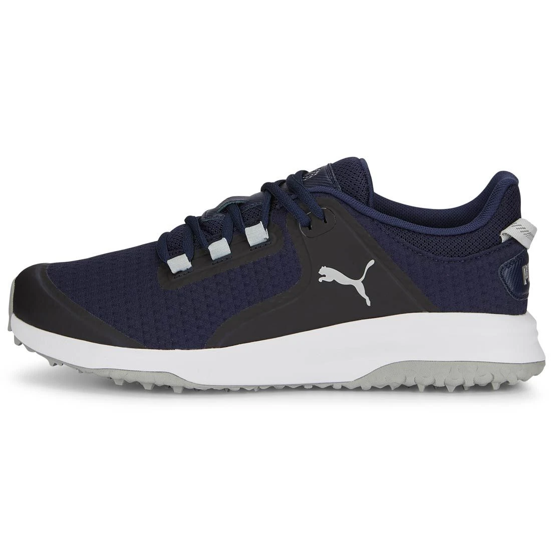 Puma Fusion Grip Golf Shoes Navy/Silver/Quiet Shade 1 Puma Fusion Grip Golf Shoes Navy/Silver/Quiet Shade