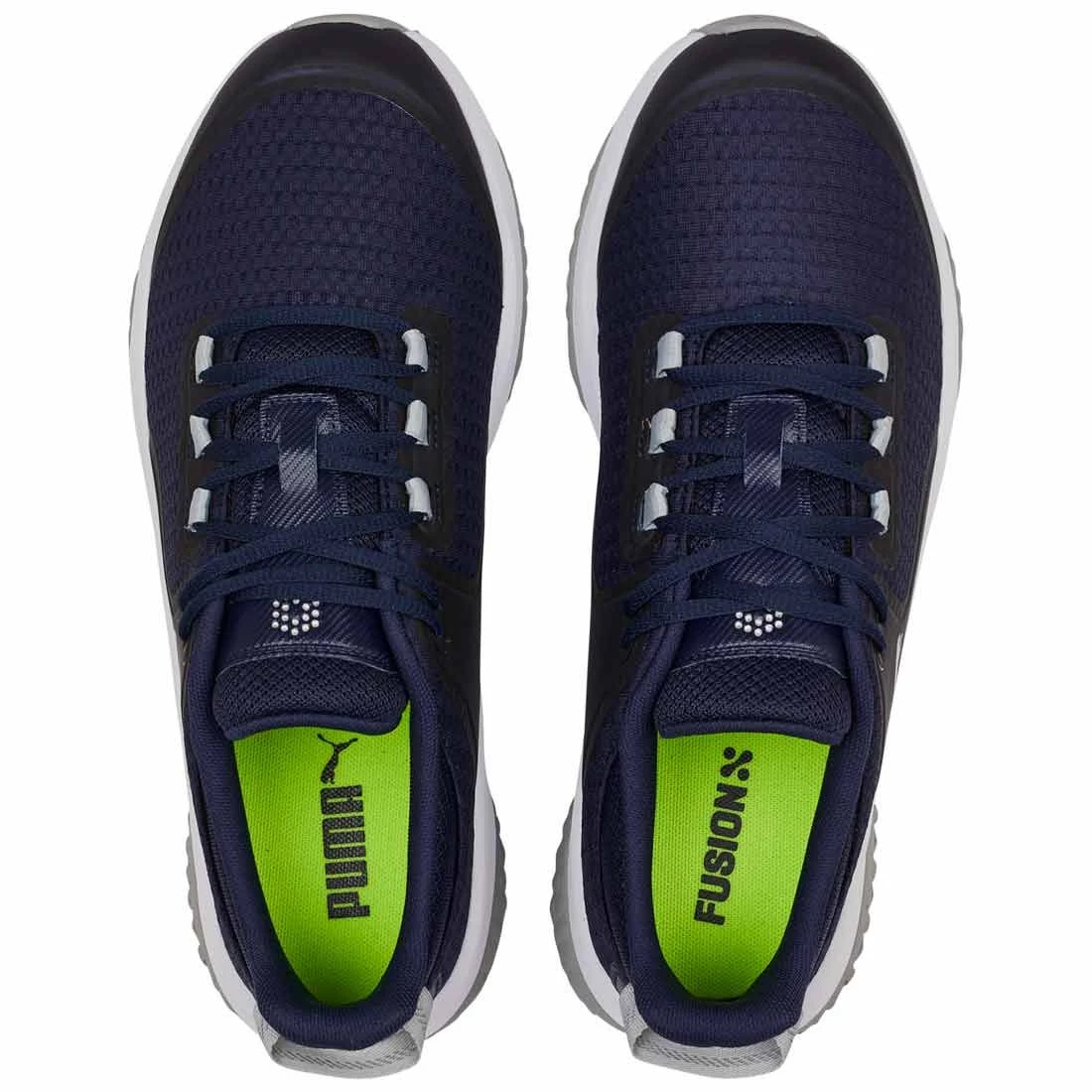 Puma Fusion Grip Golf Shoes Navy/Silver/Quiet Shade 4 Puma Fusion Grip Golf Shoes Navy/Silver/Quiet Shade - Image 4