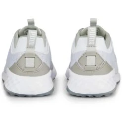 Puma Fusion Pro Golf Shoes White/Silver/High Rise 11 Puma Fusion Pro Golf Shoes White/Silver/High Rise -Callaway Store puma fusion pro golf shoes white silver high rise 377041 05 heel itempicture