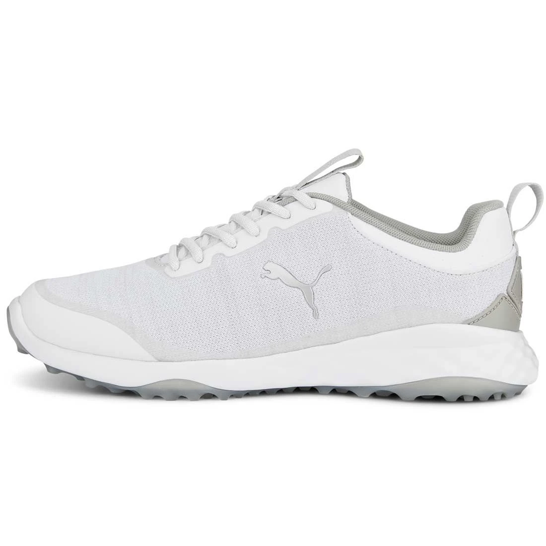 Puma Fusion Pro Golf Shoes White/Silver/High Rise 1 Puma Fusion Pro Golf Shoes White/Silver/High Rise