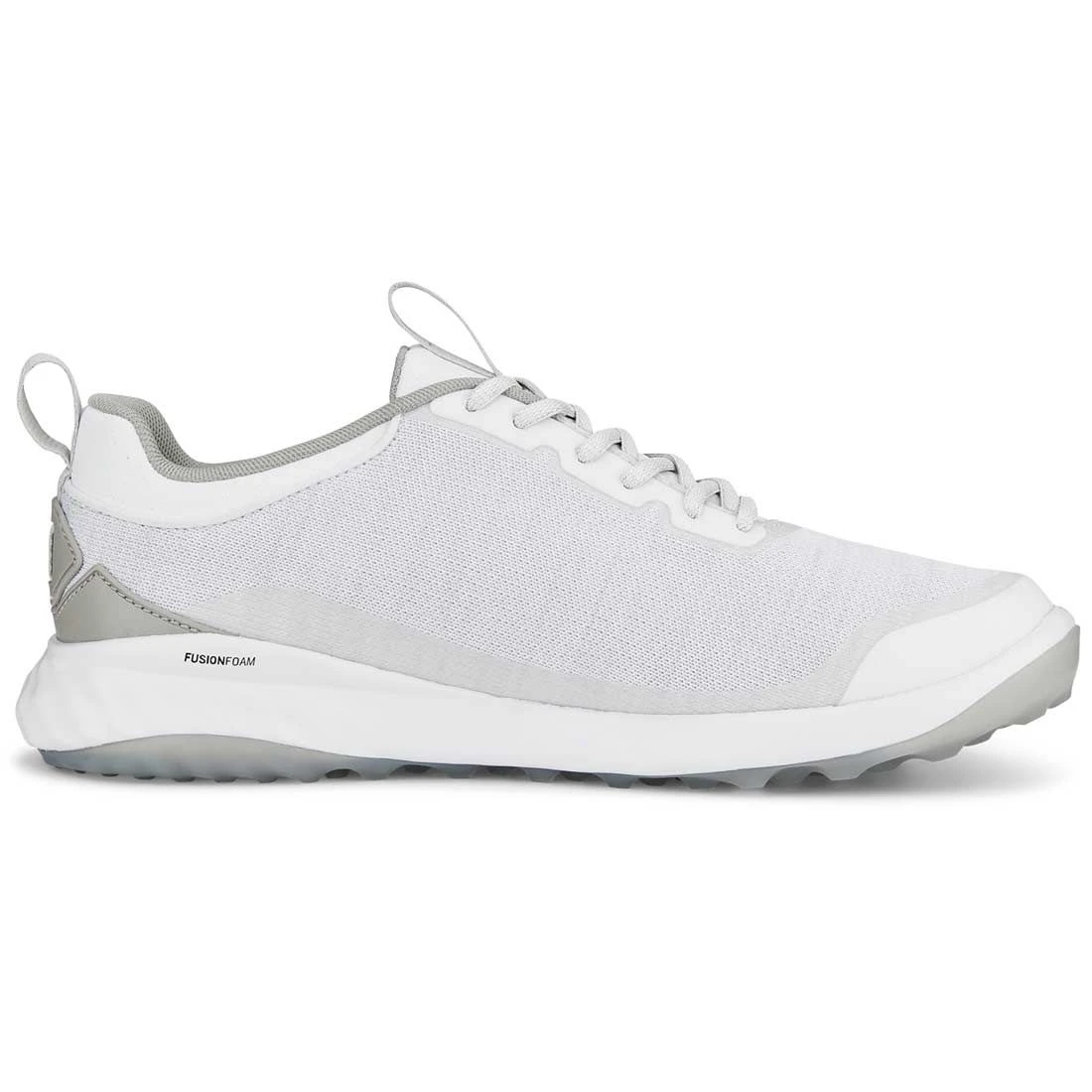 Puma Fusion Pro Golf Shoes White/Silver/High Rise 3 Puma Fusion Pro Golf Shoes White/Silver/High Rise - Image 3