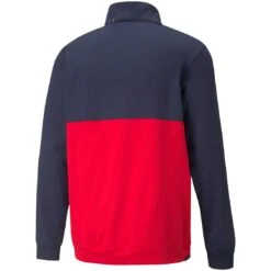 Puma 2022 Gamer Colorblock Pullover 5 Puma 2022 Gamer Colorblock Pullover -Callaway Store puma gamer colorblock pullover navy blazer ski patrol back itempicture
