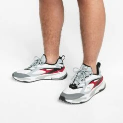 Puma GS-Fast Golf Shoes White/High Rise/High Risk Red -Callaway Store puma gs fast golf shoes white high rise high risk red 376357 04 mod1 itempicture