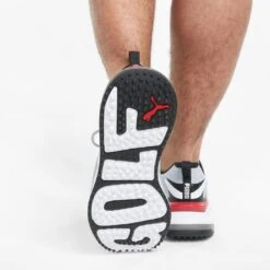 Puma GS-Fast Golf Shoes White/High Rise/High Risk Red -Callaway Store puma gs fast golf shoes white high rise high risk red 376357 04 mod2 itempicture