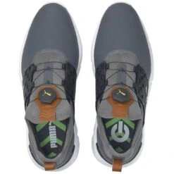 Puma Ignite Articulate Disc Golf Shoes Quiet Shade/Team Gold -Callaway Store puma ignite articulate disc golf shoes quiet shade team gold top itempicture
