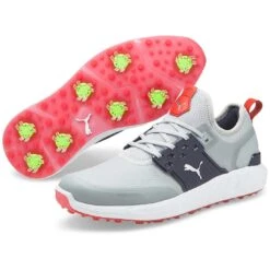 Puma Ignite Articulate Golf Shoes High Rise/Silver/Navy Blazer -Callaway Store puma ignite articulate golf shoes high rise silver navy blazer pair itempicture