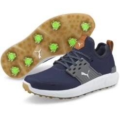 Puma Ignite Articulate Golf Shoes Peacoat/Silver/Quiet Shade 7 Puma Ignite Articulate Golf Shoes Peacoat/Silver/Quiet Shade -Callaway Store puma ignite articulate golf shoes peacoat silver quiet shade pair itempicture