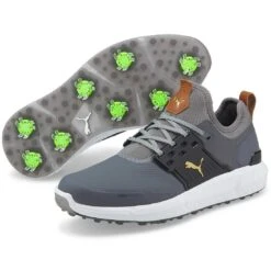 Puma Ignite Articulate Golf Shoes Quiet Shade/Team Gold -Callaway Store puma ignite articulate golf shoes quiet shade team gold pair itempicture