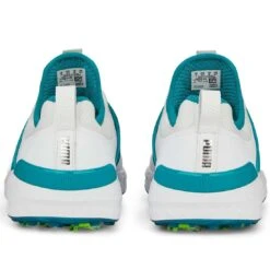 Puma Ignite Articulate Golf Shoes White/Silver/Green Lagoon 10 Puma Ignite Articulate Golf Shoes White/Silver/Green Lagoon -Callaway Store puma ignite articulate golf white silver green lagoon 376078 08 heel itempicture