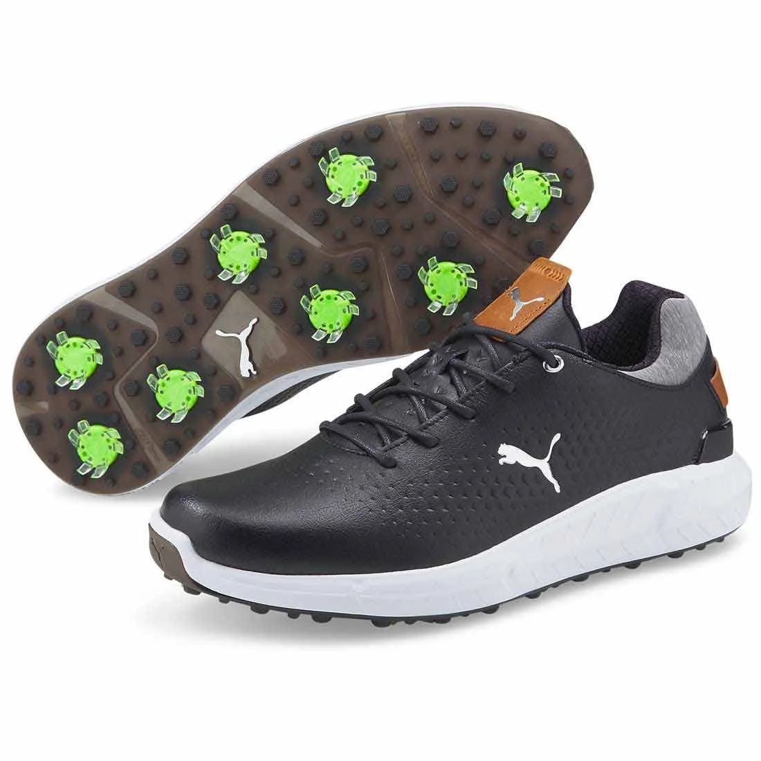 Puma Ignite Articulate Leather Golf Shoes Black 3 Puma Ignite Articulate Leather Golf Shoes Black - Image 3