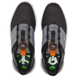 Puma Ignite Elevate Disc Golf Shoes Black/Quiet Shade/Gum 9 Puma Ignite Elevate Disc Golf Shoes Black/Quiet Shade/Gum -Callaway Store puma ignite elevate disc golf black quiet shade gum 376080 07 top itempicture