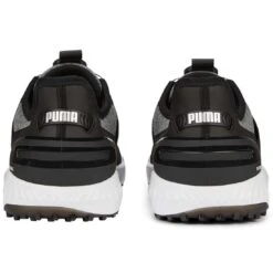 Puma Ignite Elevate Disc Golf Shoes Black/Silver -Callaway Store puma ignite elevate disc golf shoes black silver 376080 02 heelitempicture