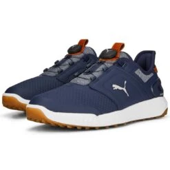 Puma Ignite Elevate Disc Golf Shoes Navy/Silver -Callaway Store puma ignite elevate disc golf shoes navy silver 376080 05 pair itempicture