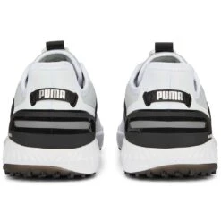 Puma Ignite Elevate Disc Golf Shoes White/Black/Silver 10 Puma Ignite Elevate Disc Golf Shoes White/Black/Silver -Callaway Store puma ignite elevate disc golf shoes white black silver 376080 06 heel itempicture