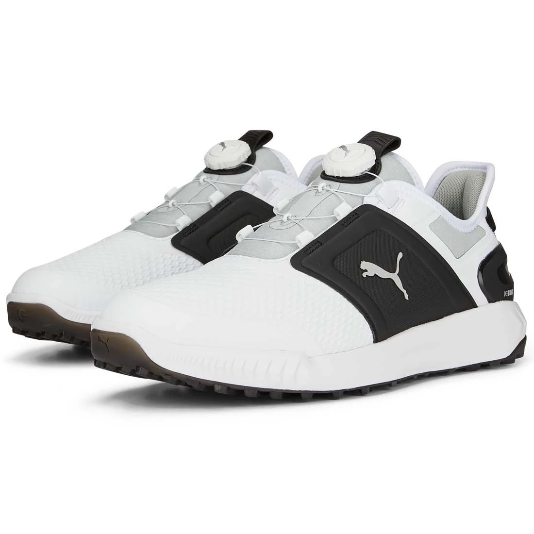 Puma Ignite Elevate Disc Golf Shoes White/Black/Silver 3 Puma Ignite Elevate Disc Golf Shoes White/Black/Silver - Image 3