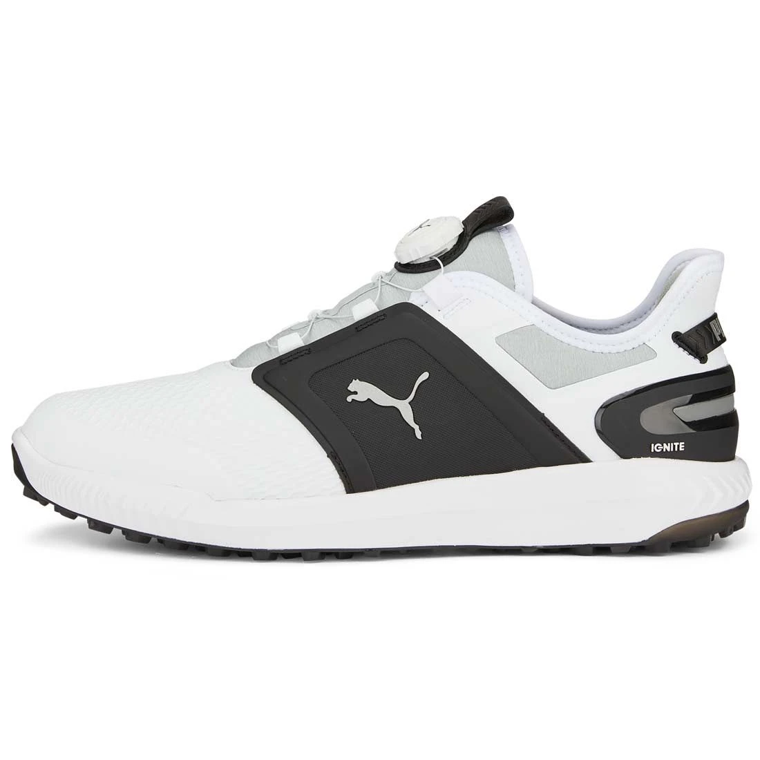 Puma Ignite Elevate Disc Golf Shoes White/Black/Silver 1 Puma Ignite Elevate Disc Golf Shoes White/Black/Silver
