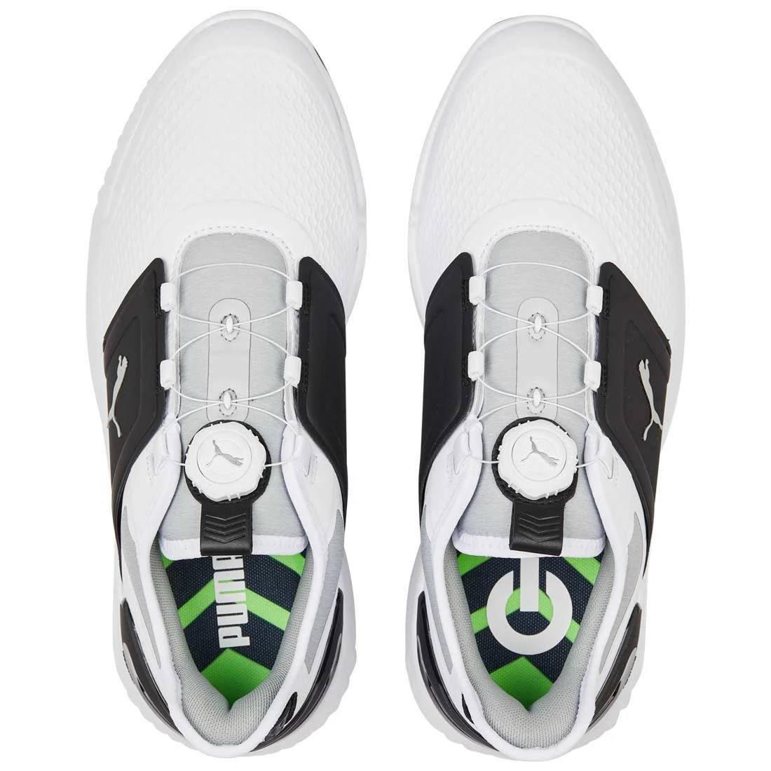 Puma Ignite Elevate Disc Golf Shoes White/Black/Silver 4 Puma Ignite Elevate Disc Golf Shoes White/Black/Silver - Image 4