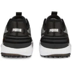 Puma Ignite Elevate Golf Shoes Black/Silver 12 Puma Ignite Elevate Golf Shoes Black/Silver -Callaway Store puma ignite elevate golf shoes black silver 376077 02 heel itempicture
