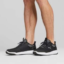 Puma Ignite Elevate Golf Shoes Black/Silver 15 Puma Ignite Elevate Golf Shoes Black/Silver -Callaway Store puma ignite elevate golf shoes black silver 376077 02 mod1 itempicture