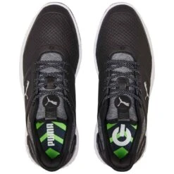 Puma Ignite Elevate Golf Shoes Black/Silver 11 Puma Ignite Elevate Golf Shoes Black/Silver -Callaway Store puma ignite elevate golf shoes black silver 376077 02 top itempicture