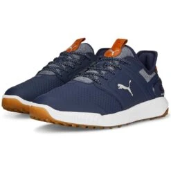 Puma Ignite Elevate Golf Shoes Navy/Silver 10 Puma Ignite Elevate Golf Shoes Navy/Silver -Callaway Store puma ignite elevate golf shoes navy silver 376077 05 pair itempicture
