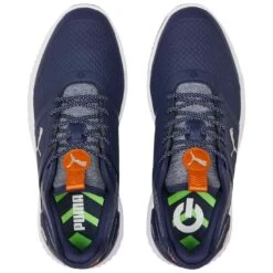 Puma Ignite Elevate Golf Shoes Navy/Silver 11 Puma Ignite Elevate Golf Shoes Navy/Silver -Callaway Store puma ignite elevate golf shoes navy silver 376077 05 top itempicture