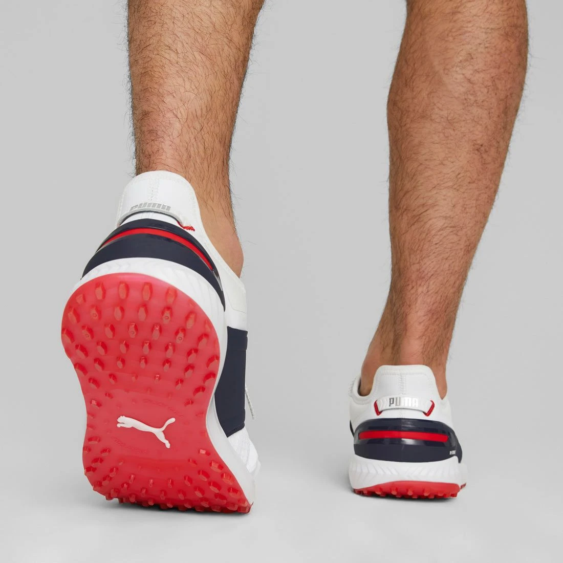 Puma Ignite Elevate Golf Shoes White/Silver/Navy 7 Puma Ignite Elevate Golf Shoes White/Silver/Navy - Image 7