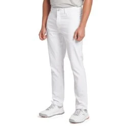 Puma Jackpot 5 Pocket Pants 12 Puma Jackpot 5 Pocket Pants -Callaway Store puma jackpot 5 pocket pants white front model itempicture