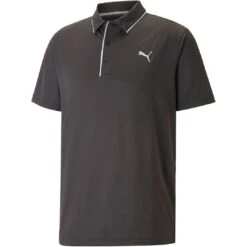 Puma MATTR Bridges Polo 13 Puma MATTR Bridges Polo -Callaway Store puma mattr bridges polo black front itempicture