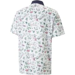 Puma MATTR Lagoon Polo 5 Puma MATTR Lagoon Polo -Callaway Store puma mattr lagoon polo white back itempicture