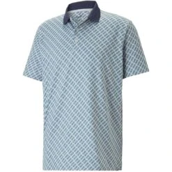 Puma MATTR Pineapples Polo -Callaway Store puma mattr pineapples polo navy blazer front itempicture