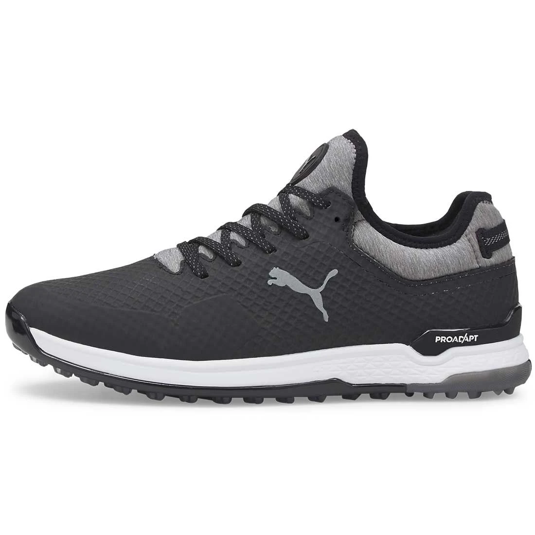 Puma Proadapt Alphacat Golf Shoes Black/Silver/Quiet Shade 1 Puma Proadapt Alphacat Golf Shoes Black/Silver/Quiet Shade