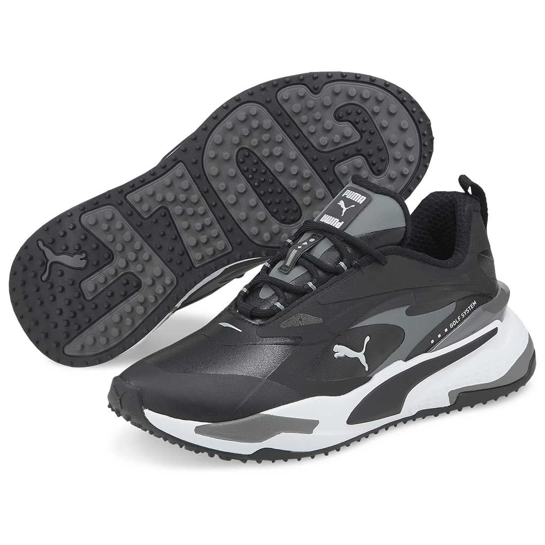 Puma Women's GS-Fast Golf Shoes Black/Black 3 Puma Women's GS-Fast Golf Shoes Black/Black - Image 3