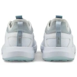 Puma Women's Ignite Malibu Golf Shoes White/Silver/Lucite 8 Puma Women's Ignite Malibu Golf Shoes White/Silver/Lucite -Callaway Store puma womens ignite malibu golf white silver lucite 376158 01 heel itempicture