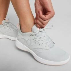 Puma Women's Ignite Malibu Golf Shoes High Rise/Silver/Rose Dust -Callaway Store puma womens ignite malibu high rise silver rose dust 376158 03 mod3 itempicture