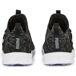 Puma Women's Laguna Fusion Knit Golf Shoes Black/Quiet Shade -Callaway Store puma womens laguna fusion knit golf black quiet shade 376082 02 heel itempicture
