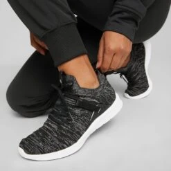 Puma Women's Laguna Fusion Knit Golf Shoes Black/Quiet Shade -Callaway Store puma womens laguna fusion knit golf black quiet shade 376082 02 mod3 itempicture