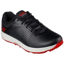 Skechers GO GOLF Elite 5 GF Golf Shoes Black/Red -Callaway Store skechers go golf elite 5 golf shoes black red 214065 bkrd front itempicture