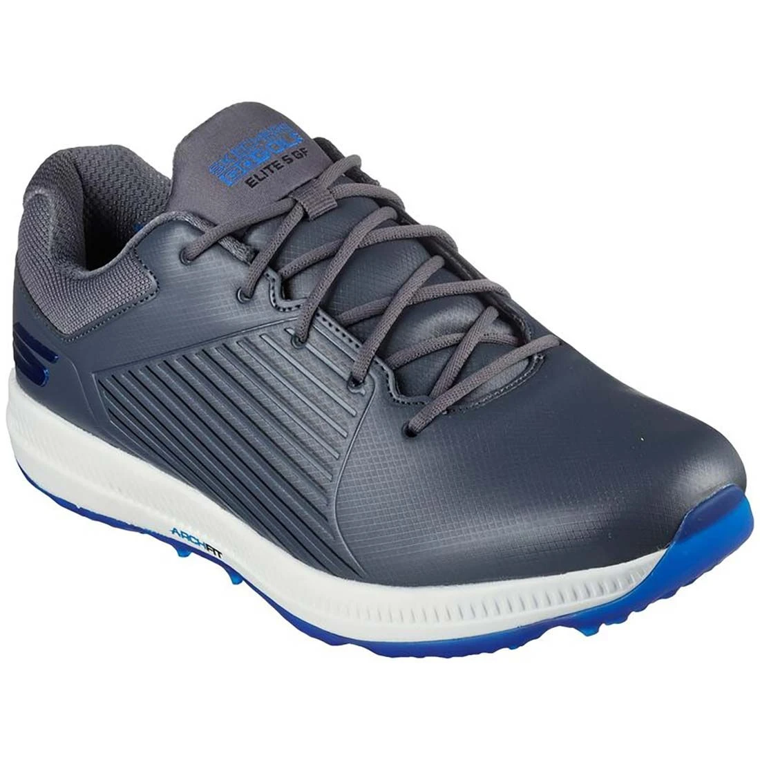 Skechers GO GOLF Elite 5 GF Golf Shoes Grey/Blue 3 Skechers GO GOLF Elite 5 GF Golf Shoes Grey/Blue - Image 3